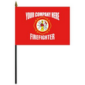 12" x 18" Firefighter Stick Flag